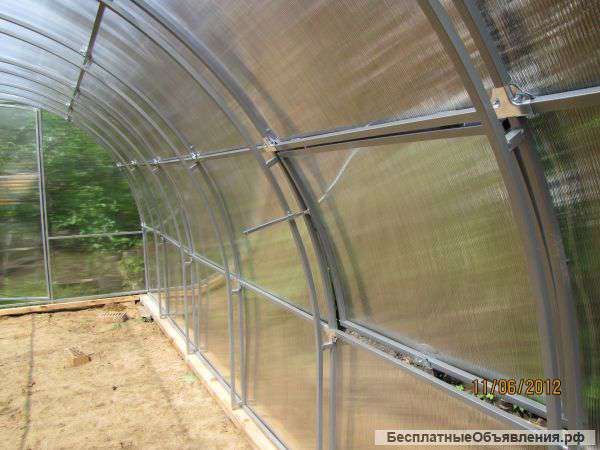 Высокопрочные теплицы "Кремлёвская" из поликарбоната