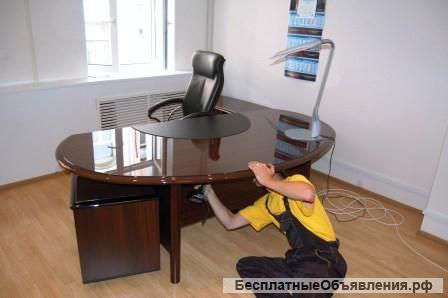 Сборка мебели в офисе