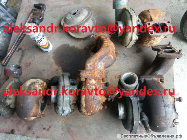 Турбины новые и б/у от разных корейских двигателей в наличие и под заказ