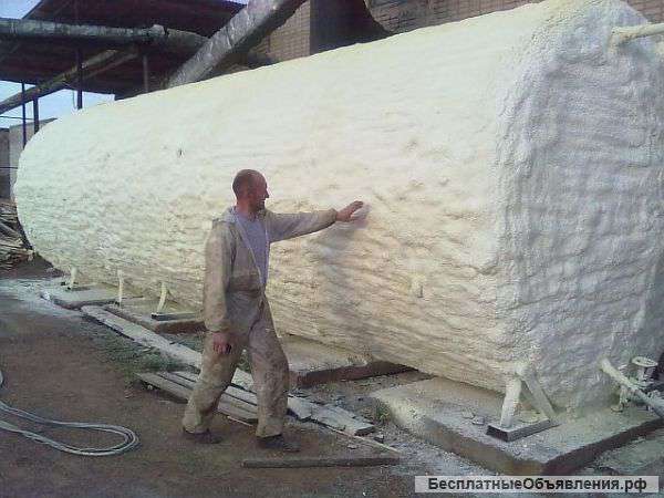 Утепление стен пеноизолом