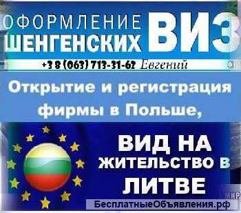 Открытие Виз и поддержка