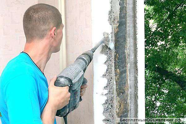 Лом стен и перегородок