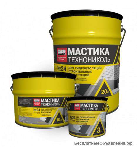 Мастика гидроизоляционная ТЕХНОНИКОЛЬ №24 (МГТН)