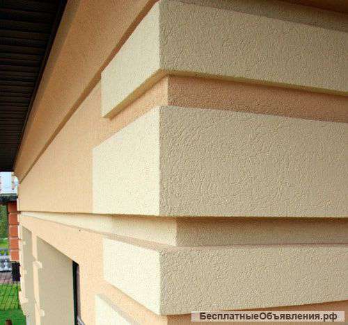 Монтаж мокрого фасада системой "Короед" утепление