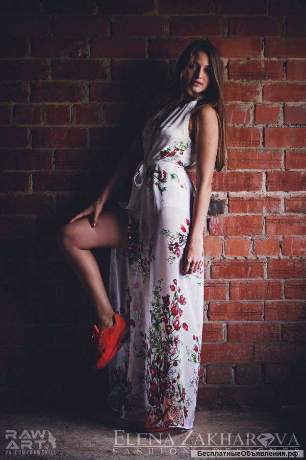 Летнее платье из шифона