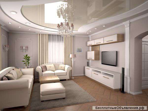 Дизайн интерьера квартиры, дома, офиса