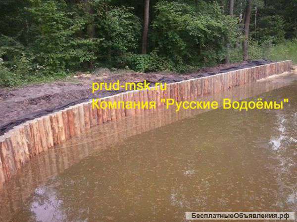 Укрепление берега георешеткой не дорого