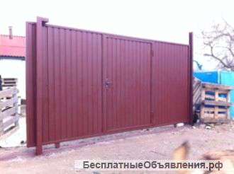 Рельсовые откатные ворота