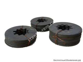 Диски фрикционные на станки 1К62, 1К62Д, 16К20, 1М63, 6Р12, 6Р13, 6Р82, ВМ-127, 6М83, 6М13П, 2М55, 2