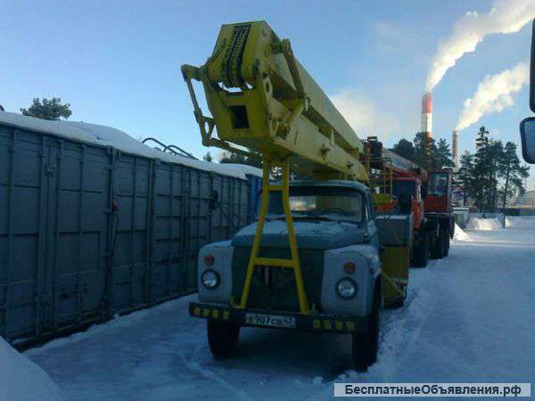 Услуги - аренда автовышки АГП-18, высота подъема 18м г.Выборг в Выборге