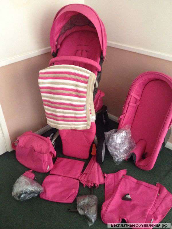 2015 Stokke Xplory V4 3 IN 1 NEW (люлька и сиденье автомобиля)