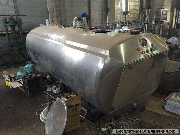 Танк охладитель Alfa Laval, объем 2000л