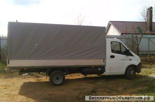 Грузоперевозки газель (тент 4,1 х 1,8 м)