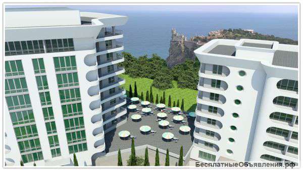 Квартира студия от застройщика Крым