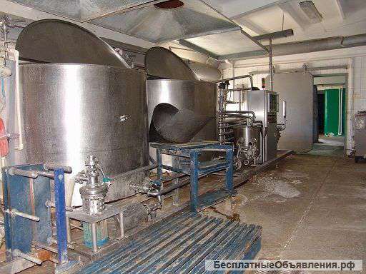 Установка приготовления смеси мороженного