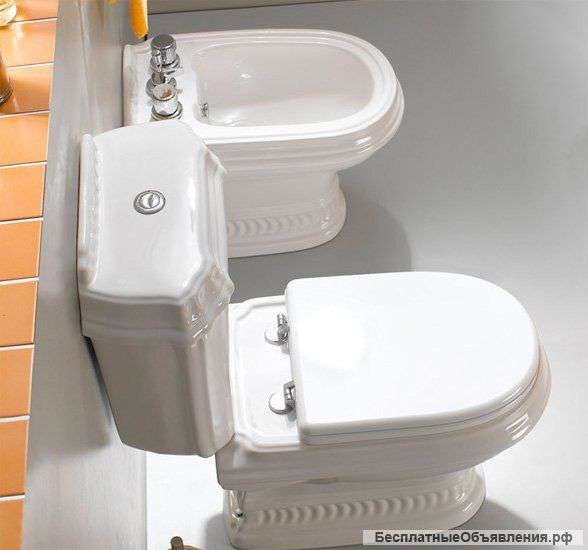 Раскошный новый унитаз