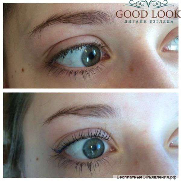 Ламинирование ресниц и бровей LVL