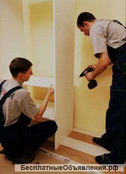 Профессиональная сборка шкафа