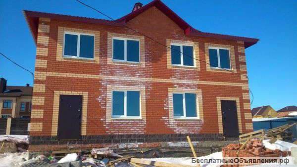 Акбердино таунхаус 93 кв м, участок 3.5 сотки.