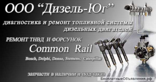 Ремонт дизельных форсунок