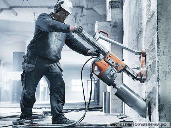 Бурение алмазной коронкой