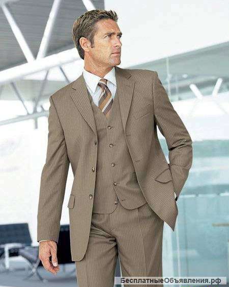 Мужской костюм на заказ. Пошив