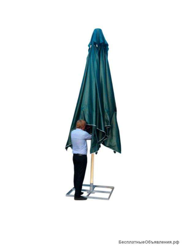 Зонт уличный 4х4м для летнего кафе. От производителя.