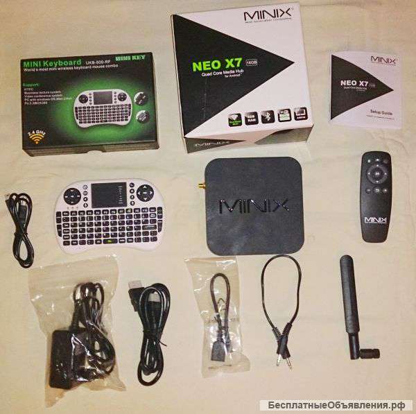 Новый Minix neo X7 и mini keyboard UKB-500