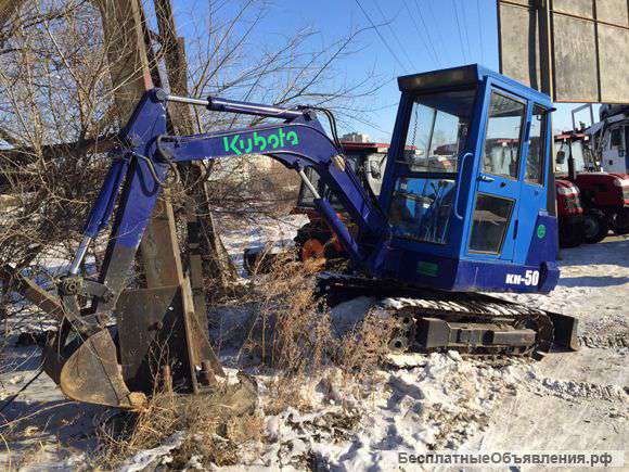 Миниэкскаватор kubota KH50