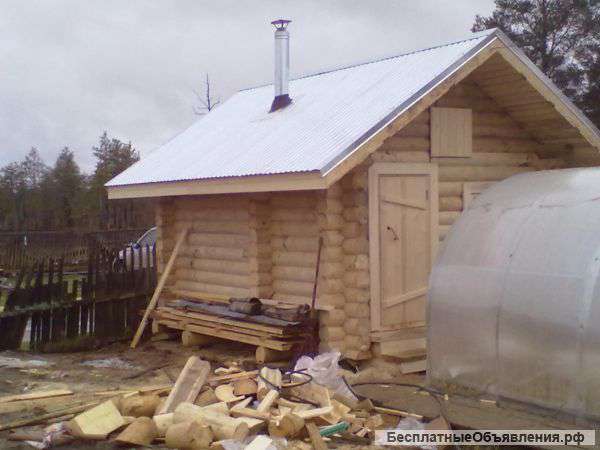 Рубим срубы кровля