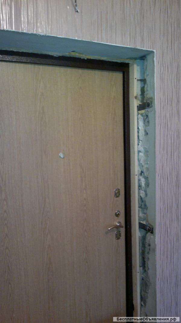 Установка входных дверей