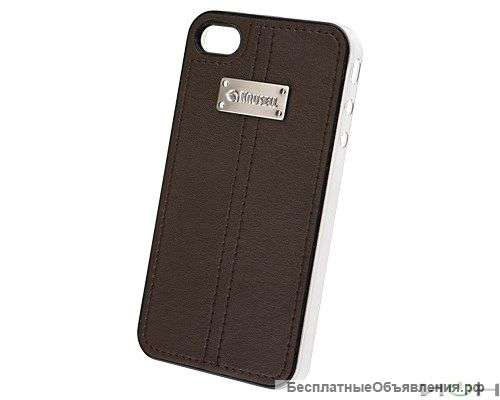 Krusell Панель защитная Krusell Luna Brown для Apple iPhone 4/4S