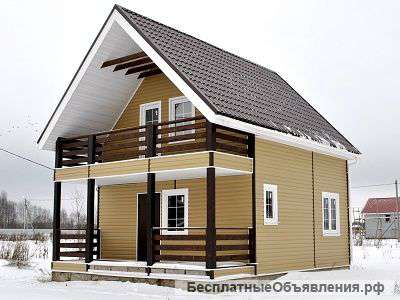 Современный двухэтажный коттедж 75 км от МКАД