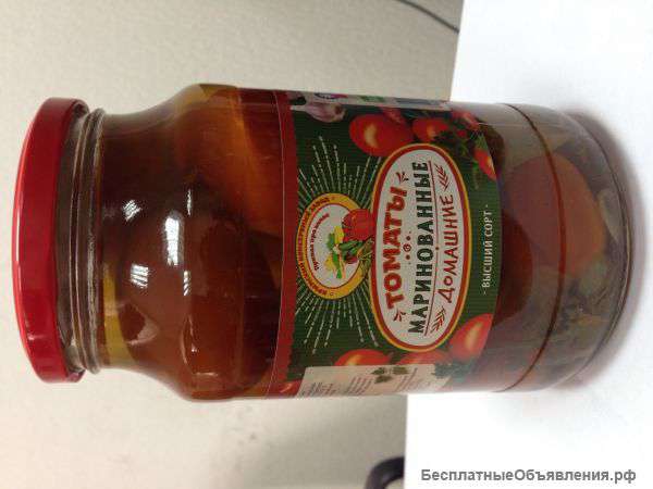Томаты маринованные домашние,ГОСТ 52477-2005
