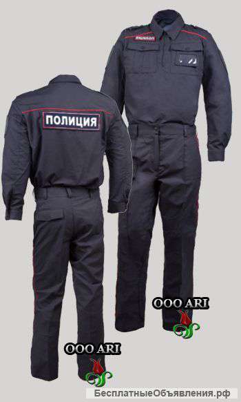Форменная одежда сотрудников ппс костюм летний ппс-полиции