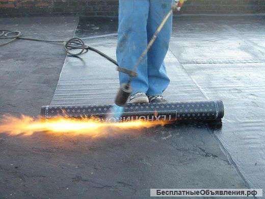 Ремонт напловляемой кровли