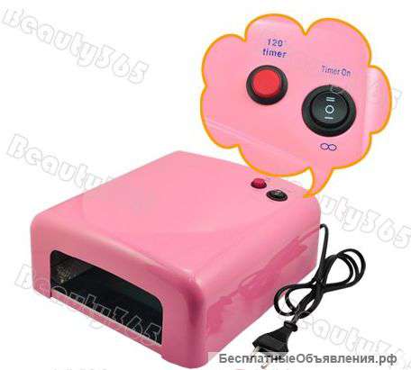 УФ лампа для полимеризации гель-лака (36 Ватт)+подарок