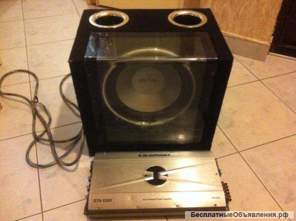 Blaupunkt gta 5350 + Сабвуфер RTO NLB130