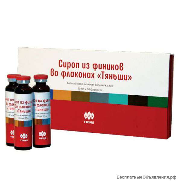 Сироп из фиников во флаконах "Тяньши"