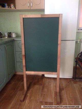 Меловой штендер. Односторонний