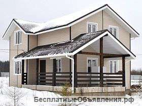 Загородный двухэтажный коттедж