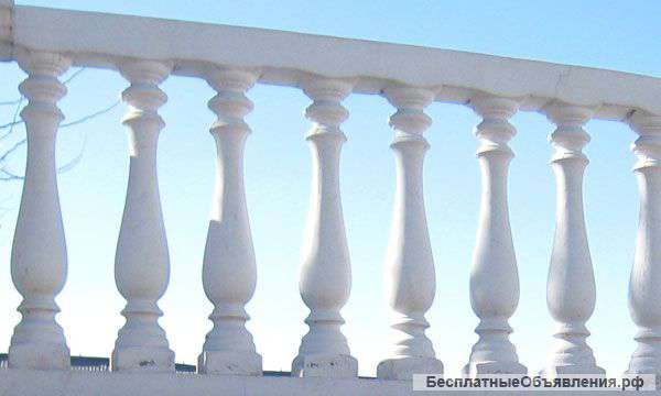 Установка балюстрад и скульптур