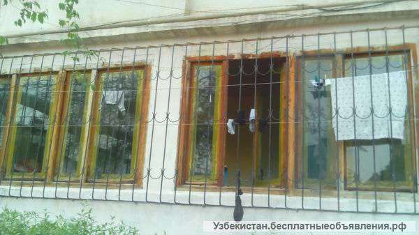 3 комн. Квартиру на 1 этаже 5 этаж. Дома, Мирабадский район недалеко от транспортного