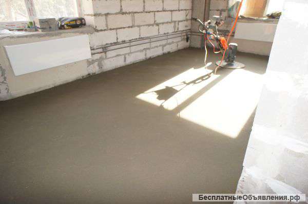 Механизированная стяжка пола