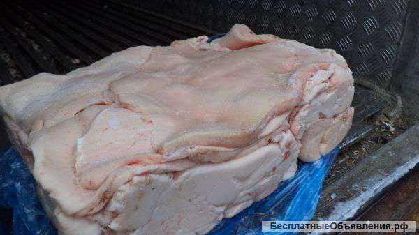 Шпик свиной замороженный