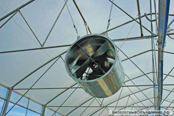 Система вентиляции для теплиц