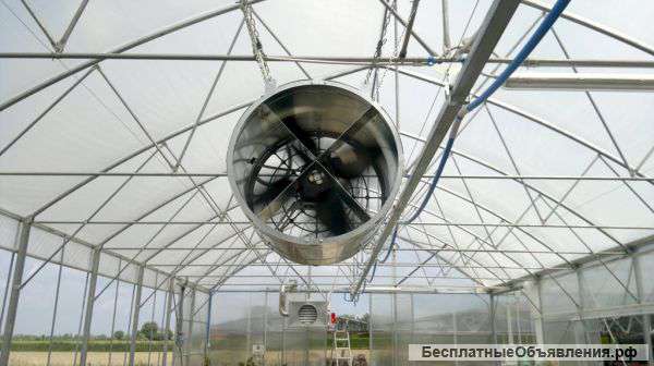 Система вентиляции для теплиц