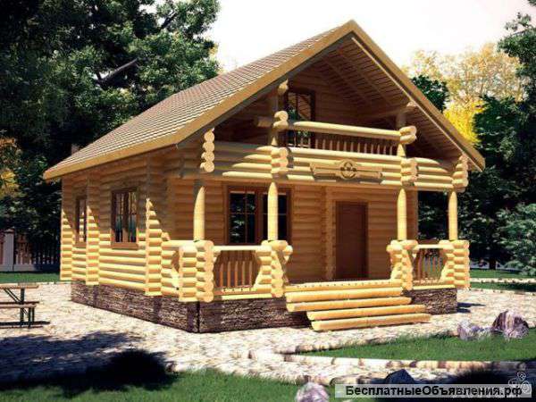 Срубы домов и бань