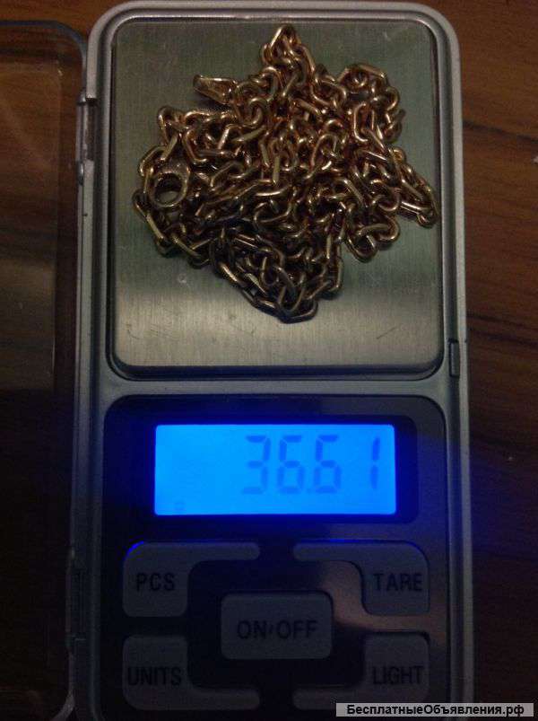 Золотая цепь Якорь б/у 36.61 гр. 585 пр