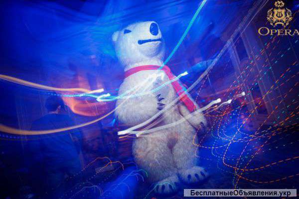 Ростовая кукла Белый Мишка - великан